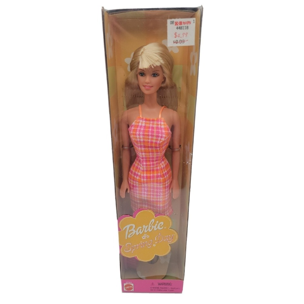 2000 Mattel Spring Day Barbie Doll in Original Outfit #50765 New In Box